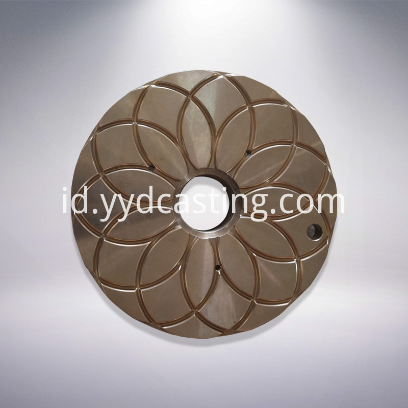 Pelat aus eksentrik Eccentric wear plate